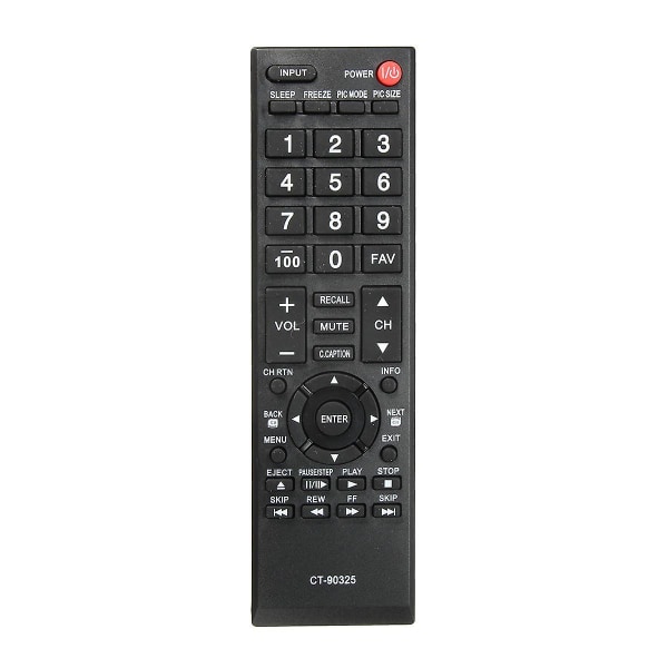 Ersättande TV-fjärrkontroll för Toshiba CT90325