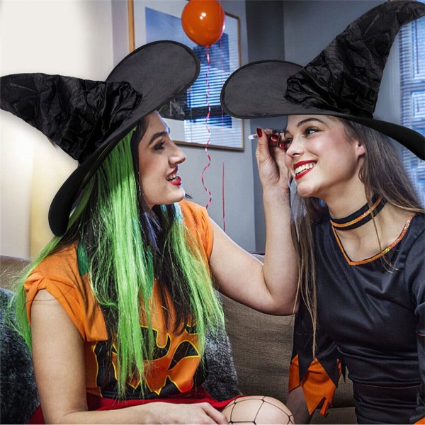 Halloween häxhatt Cap Cosplay kostym B A