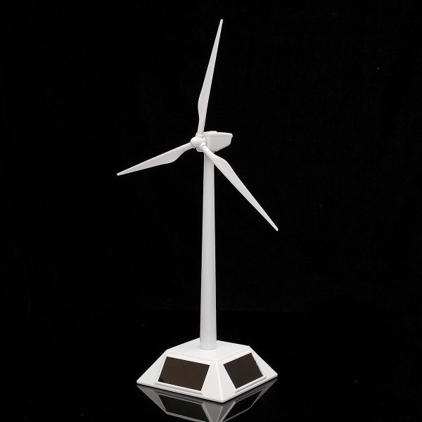 Plast Soldriven väderkvarn Windmill Turbin Teaching Tool & Desktop Display Brickhållare