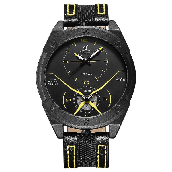 WEIDE UV1703 Färgglad Unik Design Watch Dual Time Display Quartz
