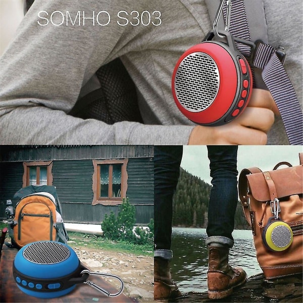 Somho S303 Bluetooth högtalare Mini trådlös bärbar Bluetooth musikhögtalare