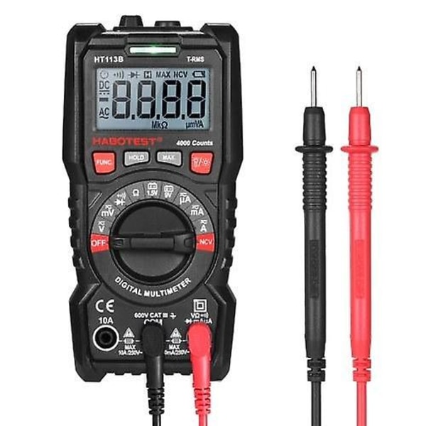 HABOTESE HT113B Digital Multimeter Auto Range True RMS 4000 Counts