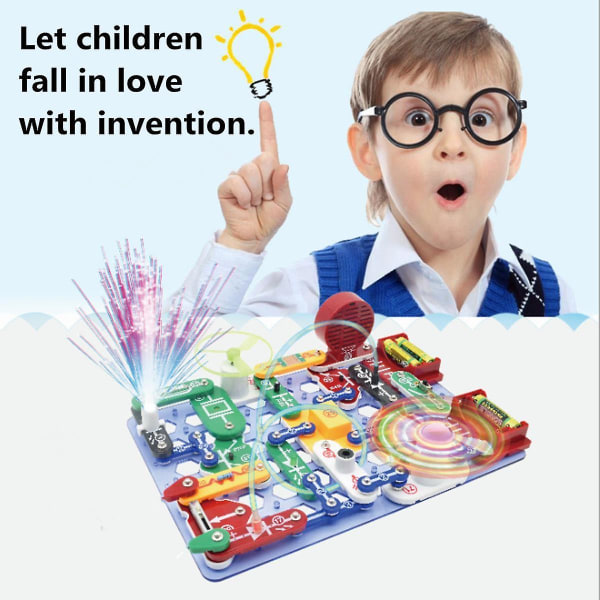 Pedagogiska Snap Circuits Elektronik Discovery Blocks Kit Science Toys Kids DIY