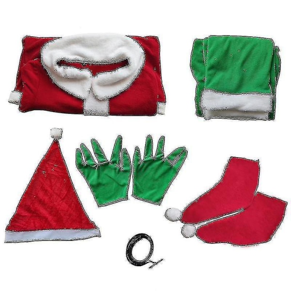 How The Grinch Stole Christmas Costume Jultomten Vuxna Outfits No Include Mask