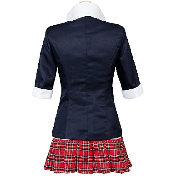 Anime Junko Enoshima Cosplay Kostym Polyester Uniform Costume Kostym S 3XL