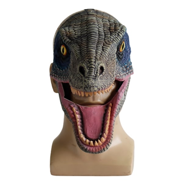 Dinosaur Mask Latex Heltäckande cover Halloween Cosplay Prop