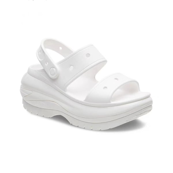 Dam klassiska Mega Crush Clog Tjock Eva Platform Skor Tjock sula Slip On Sandaler white