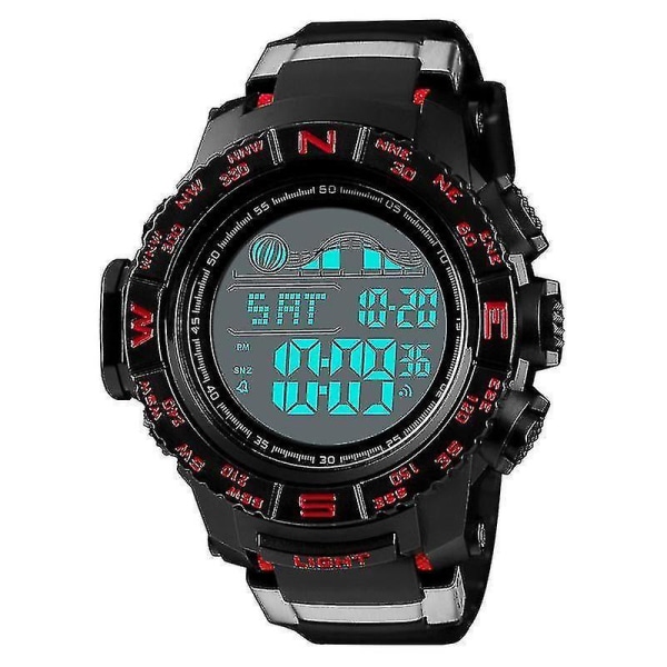 SKMEI 1380 Chrono självlysande klocka Datum Vecka Display Digital watch