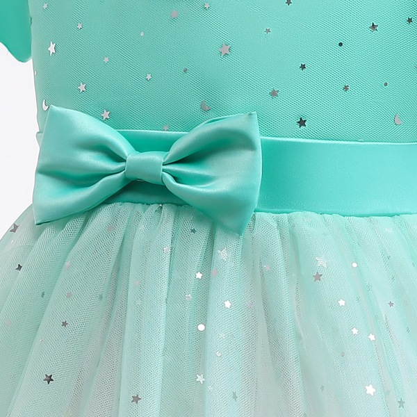 Elegant Princess Dresses Klänning Princess Cosplay kostym för kvinnor 2688 green short sleeved 130 6-7Y 2688 green short sleeved 140 8-9Y