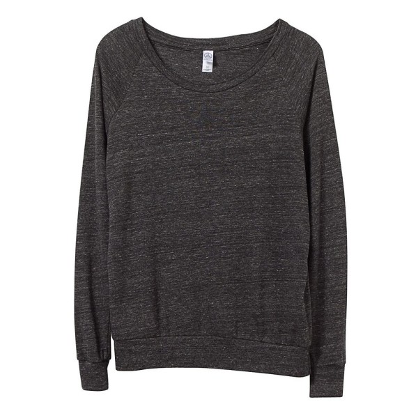 Alternativa kläder Dam/Dam Eco-Jersey Slouchy Pullover X Eco Ivory Eco Black S