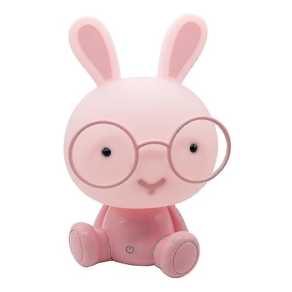 Cute Rabbit Kids LED-nattlampa, (rosa)