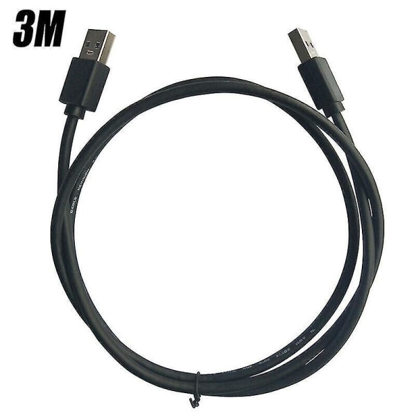 (3m) USB 3.0 A hane till en hane-kabel Mobil hårddisk Dataöverföring USB till USB -kabel