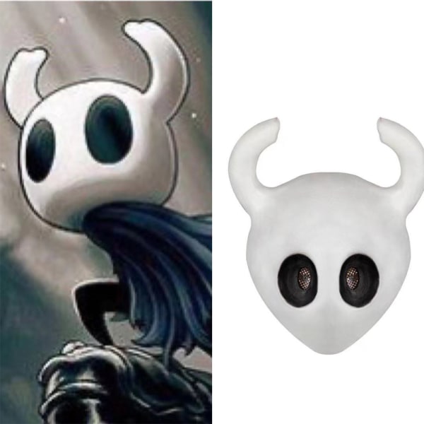 Halloween Hollow Knight Mask Cosplay Latex Mask Rekvisita Presenter