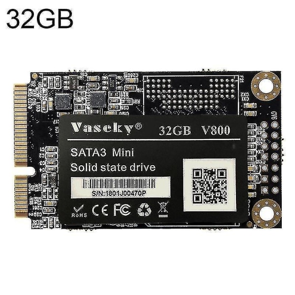 Vaseky V800 32GB 1,8 tum SATA3 Mini Intern Solid State Drive MSATA SSD-modul för bärbar dator