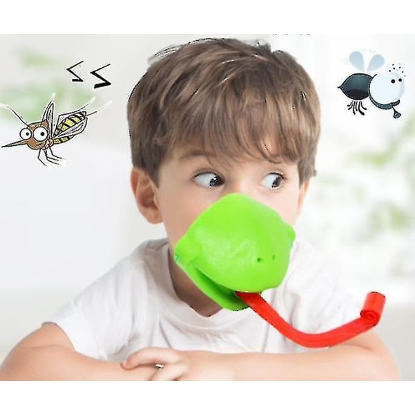 Frog Tongue Out Bordsskiva Konkurrensspel Interaktivt spel förälder-barn