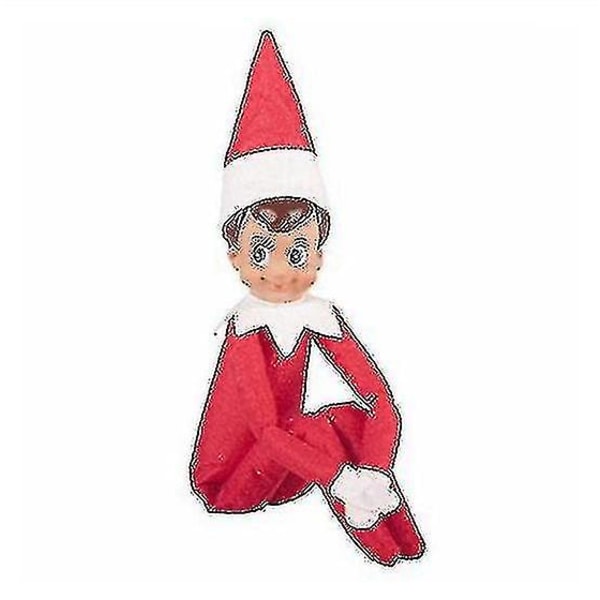 Tomten på hyllan Pojke Flicka Figur Julnyhet Plyschdockor Toy Xmas Gift_a