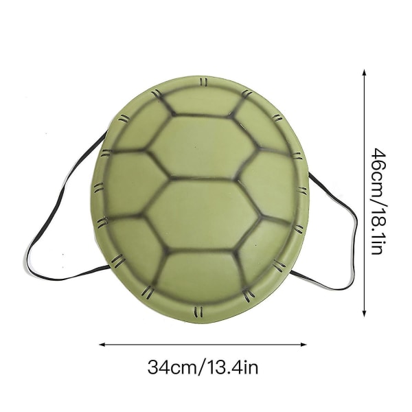 Kids Turtle Shell Kostym Ninja Turtle Shell Ryggsäck Teenage Mutant Ninja Turtle Toys Cosplay rekvisita