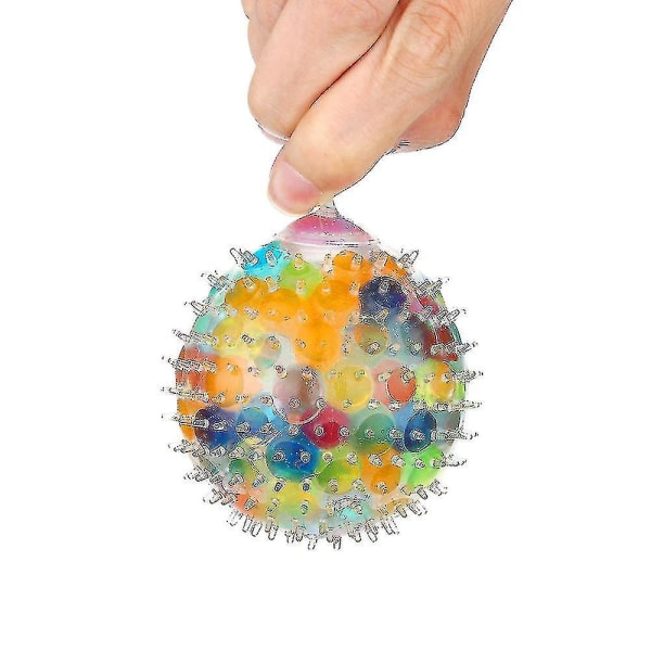 Sponge Rainbow Ball Pufferfish Klämbar leksak -