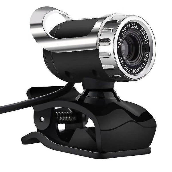 Full Hd 1080p Pro webbkamera med mikrofon, USB pc-kamera, vidvinkel för videochatt / inspelning på.