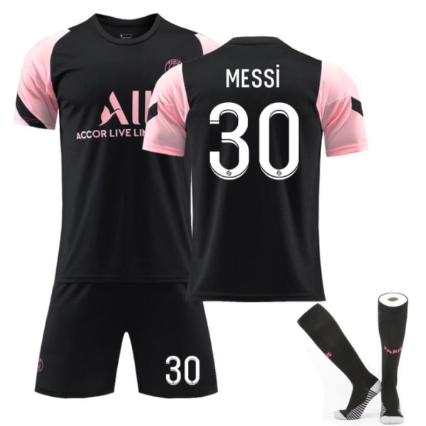Paris Messi tröja nr 30 Dräkt fotbollströja nr 7 nr 10 No. 10 No. 30 160-170cm
