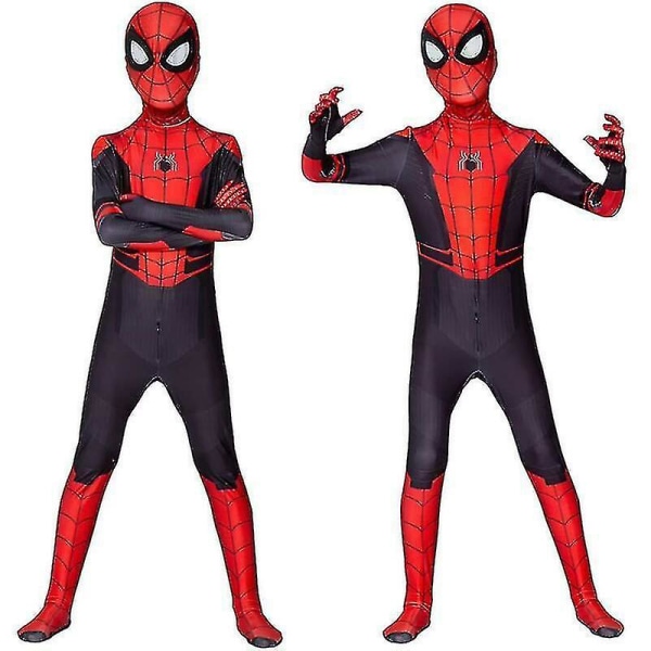 Barn Pojkar Spider Man Far From Home Spiderman Zentai Venom Cosplay venom jumpsuit 180cm spiderman men 3 4years