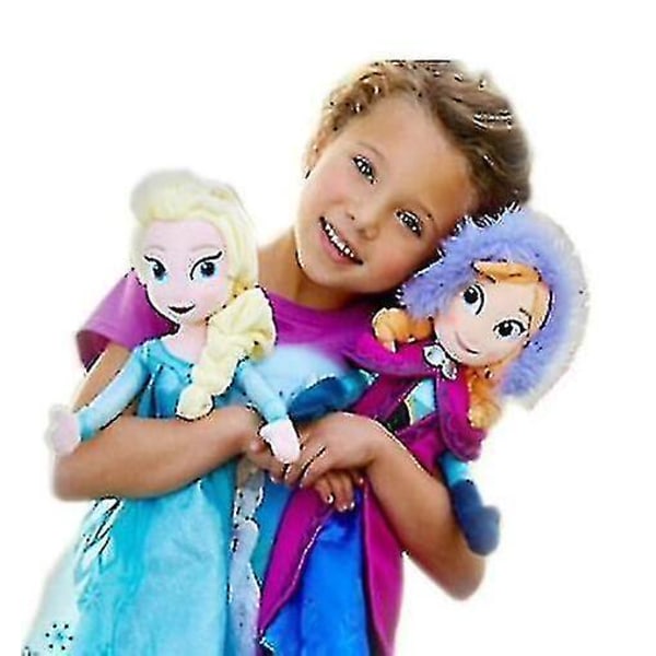 Prinsessan Anna Elsa Snow Queen Doll (50 cm)