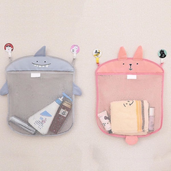 Hot Baby Badrum Mesh -väska för badleksaker Väska Barnkorg Leksaker Net Tecknad Djurformer Vattentät C