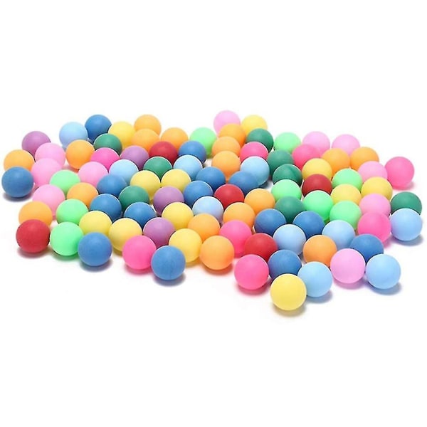 40mm Bordtennisbollar 2,4g Random Colors 50st för spel utomhussport