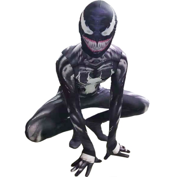 Halloween Venom Bodysuit Cosplay Party Masquerade Kostymer 130cm 160cm