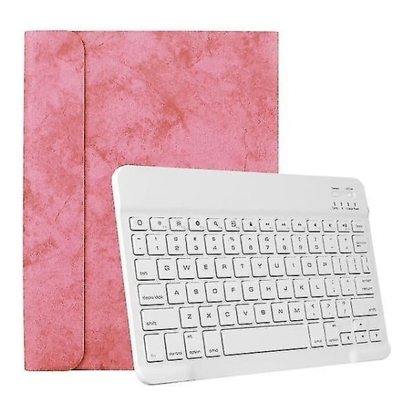 Qwert Apple iPad Pro 11 tum trådlöst Smart Sleep Keyboard + case(rosa??vit)