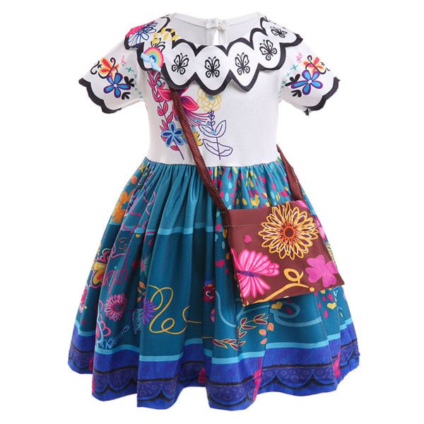 Magic Full House Dress Encanto Kids Princess Dress Girls Cosplay A 100cm C 110cm