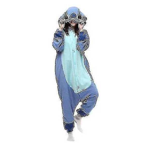 Unisex vuxenpyjamas Kigurumi Anime Suit Cothes Sovkläder blue