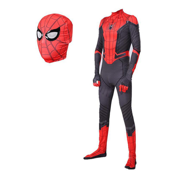 Barn Spiderman Cosplay kostym Superhjälte Halloween kostym Red 120cm 140cm