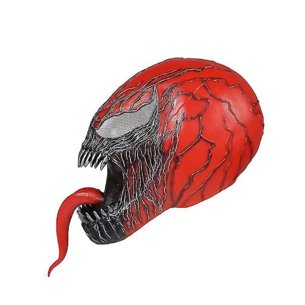 Venom Mask Carnage Cosplay Cletus Kasady Killer Skräck Helhuvud Skrämmande Prop Latex