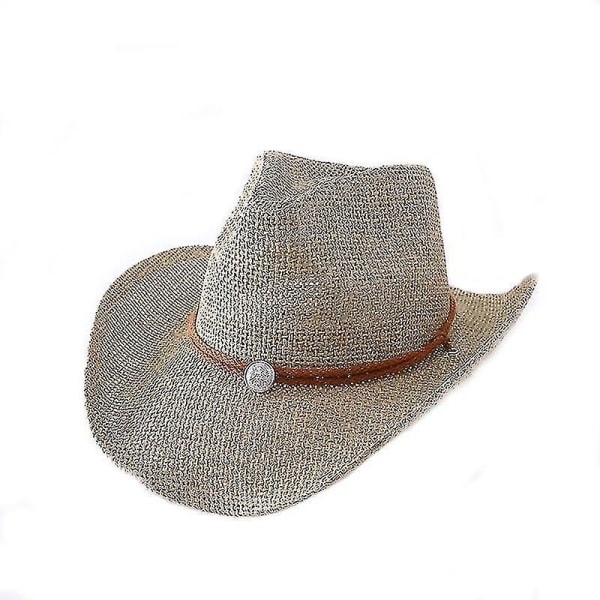 Cap för utomhusbruk, Cowboyhatt för män och kvinnor (Khaki)