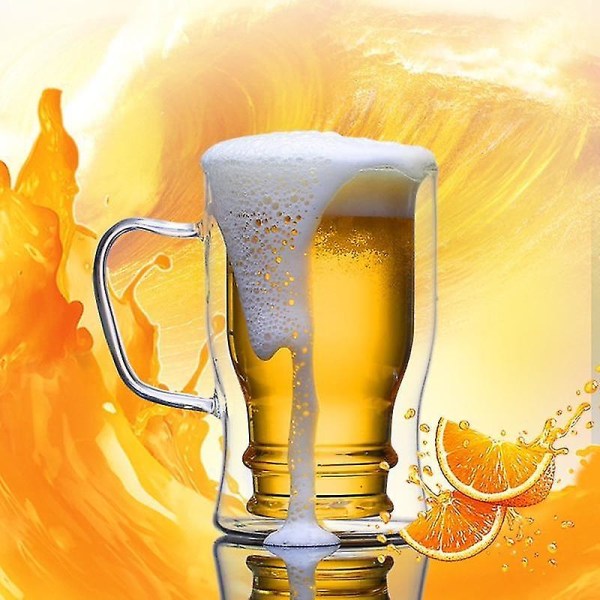 Ölglas upp och ner Gåva inverterad dricka Transparent Creative Vinglas Cup (transparent)