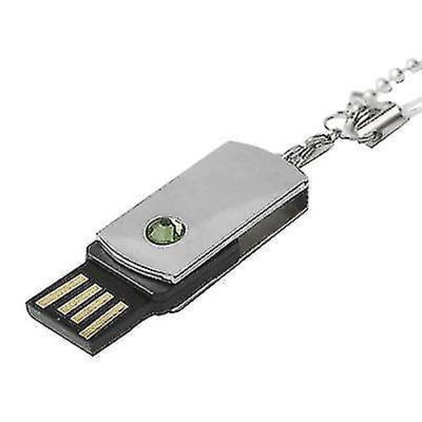 Mini roterbar diamantsmycke USB flashdisk (4GB)