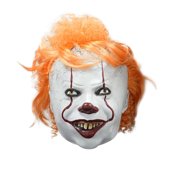 It Joker Mask Huvudbonader Cosplay kostym rekvisita för Halloween