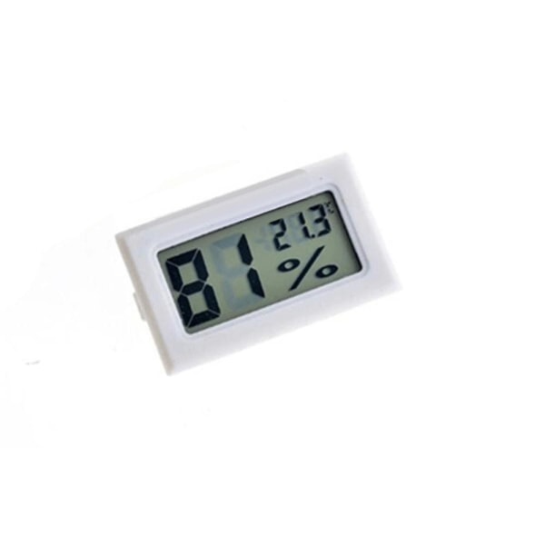 2 ST Mätare Temperaturmätare Monitor Mini Svart Termometer Luftfuktighet LCD Hygrometer För Smart Home