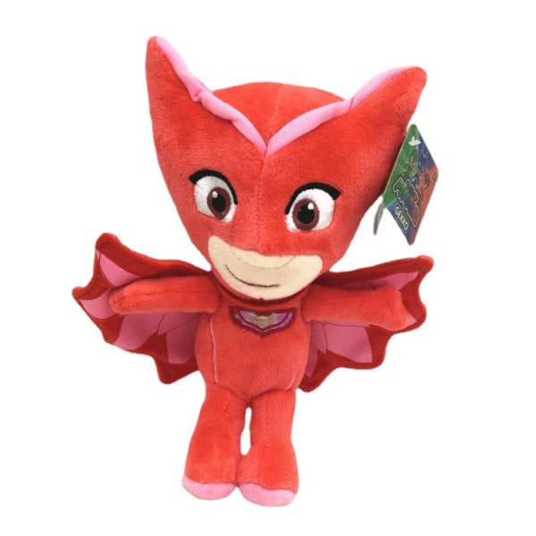 Barn maskerade anime plysch leksaker Röd Mask 20cm
