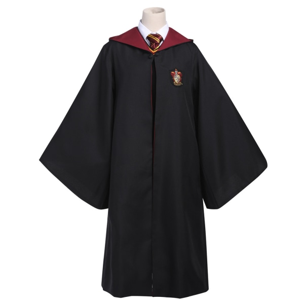 Harry Potter magisk dräkt cosplay kostym huva kappa Claret M