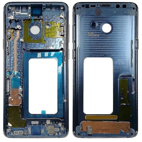 Mellersta ram för Galaxy S9+ G965F, G965F/DS, G965U, G965W, G9650 (blå)