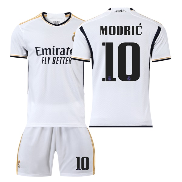 23 Real Madrid hemmafotbollströja NR 10 Modric-tröja #3XL