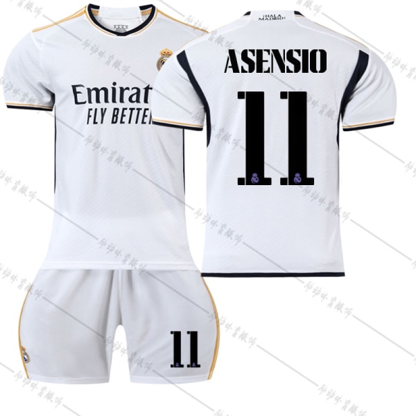 23 Real Madrid hemmafotbollströja NR 11 Asensio-tröja #78 #6XL