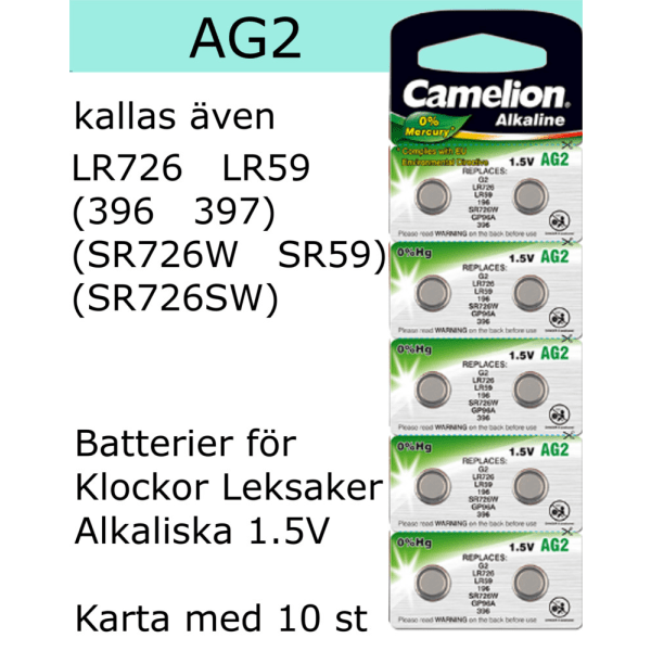 AG2 10-Pack Alk.1,5V Camelion
