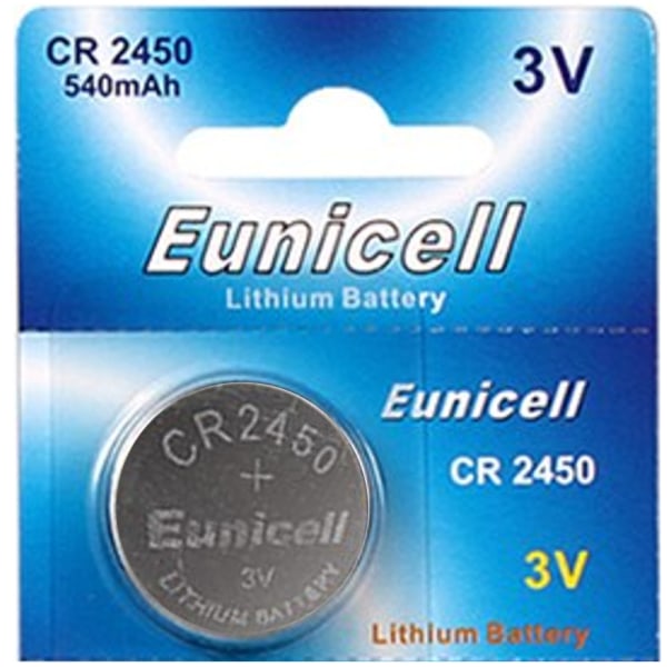 CR2450 10 batterier Eunicell Litium 3V