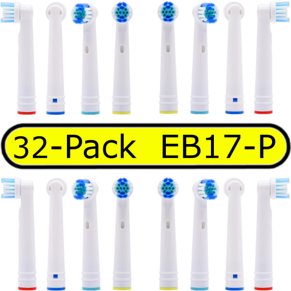 32.Pack Kompatibla Tandborsthuvud EB17-P