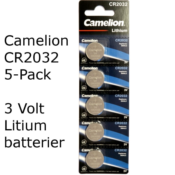 CR2032 5-Pack Camelion Lit. 3V