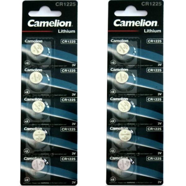CR1225 10-Pack Camelion Litium 3V