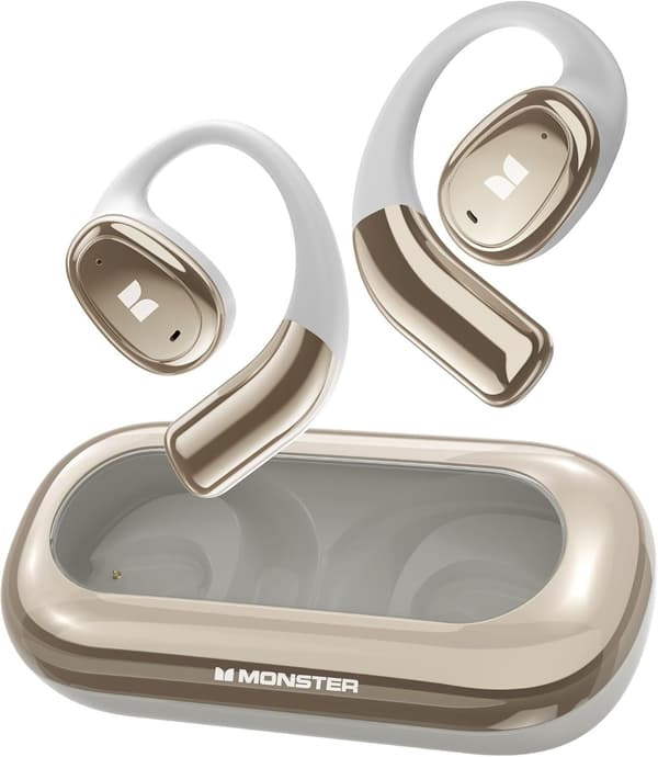 Monster Open Ear AC311 Bluetooth-headset vitt vit